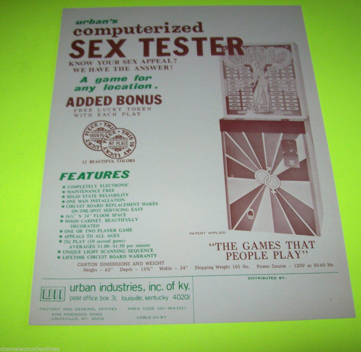 1979 Urban Sex Tester At Pinball Hall Of Fame Pinball Museum Infopictures