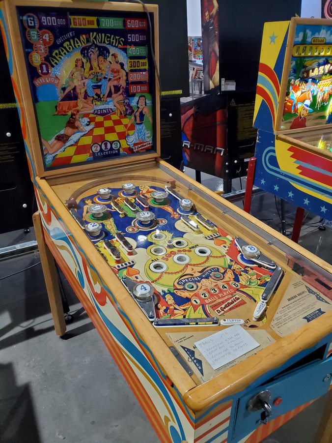 1953 Gottlieb Arabian Knights at Pinball Hall of Fame Pinball Museum ...